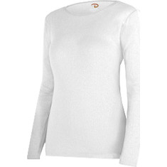Duofold - Thermals Mid Weight Long Sleeve Crew KMW3 (Women's) - Winter White