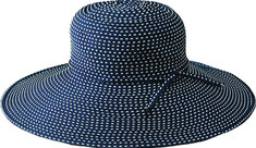 San Diego Hat Company - Ribbon Braid Hat w/ Ticking RBL205 (Women's) - Navy