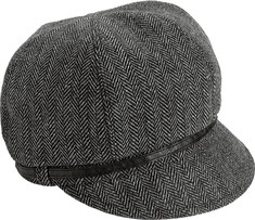 Women's San Diego Hat Company Belted Newsboy EBH9000 - Black Hats