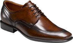 ECCO - Cairo Apron Toe Tie (Men's) - Walnut Oxford Leather