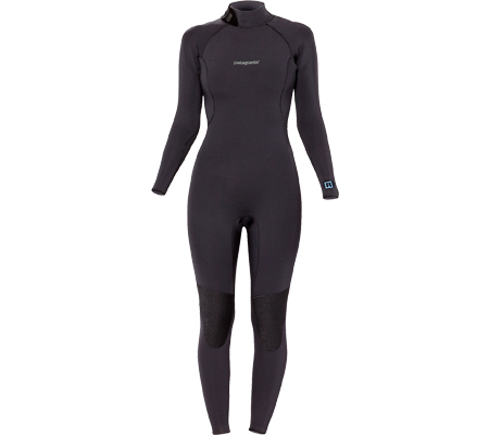 Women's Patagonia R1 Back-Zip Full Suit Regular - Black Wetsuits