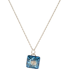 Women's Snooty Jewelry N14SB - Aquamarine Pendants