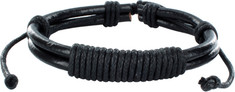 Men's West Coast Jewelry WCJ-B2053 - Black Leather Bracelets