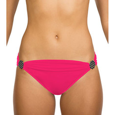 Swim Systems - Banded Hipster Bottom with Hardware Tabs (Women's) - Azalea