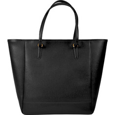 Royce Leather - Charlotte Saffiano Tote Bag (Women's) - Black