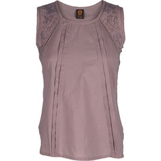Ojai Clothing - Breezy Embroidered Tank (Women's) - Opal Grey