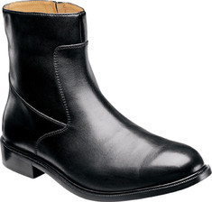 Men's Nunn Bush Norwich 84527 Plain Toe Boot - Black Leather Boots