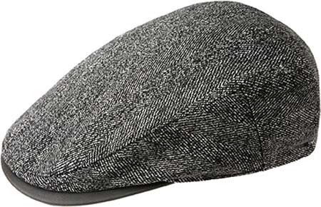 Men's Bailey of Hollywood Eldon 25456 - Black Herringbone Hats