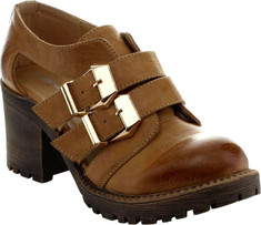 Women's Beston Munich-01 - Beige Faux Leather Rounded Toe Shoes