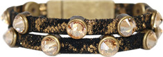 Women's HEET Rock Bracelet Antique Gold Boa Copper Bracelets
