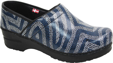 Women's Sanita Clogs Kiki - Blue Low Heel Shoes