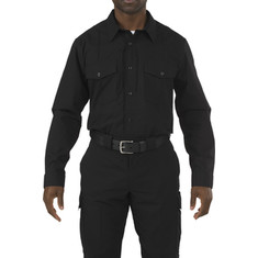 Men's 5.11 Tactical Long Sleeve B-Class Stryke PDU Shirt - Black Workwear