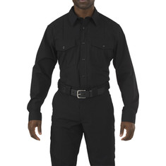 Men's 5.11 Tactical Long Sleeve A-Class Stryke PDU Shirt - Tall - Black Workwear