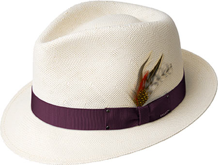 Men's Bailey of Hollywood Guthrie 63114 - Natural/Berry Hats