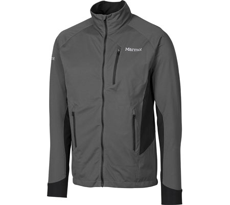 Men's Marmot Fusion Jacket - Slate Grey/Black Windbreakers
