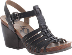 Women's OTBT Leon Sandal - Black Scale Leather Sandals