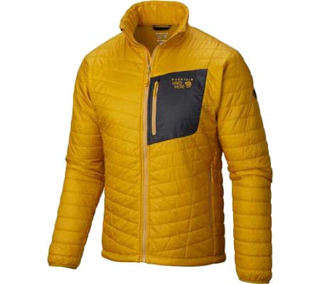 Men's Mountain Hardwear Thermostatic Jacket - Inca Gold Jackets