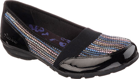 Women's Skechers Relaxed Fit Career Couture Loafer - Black/Multi Casual Shoes
