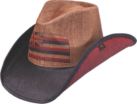 Peter Grimm Hawaii Flag - Blue Cowboy Hats
