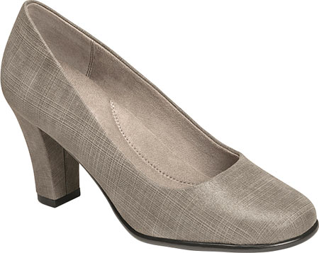 Women's Aerosoles Dolled Up - Grey Two Tone Suede High Heels