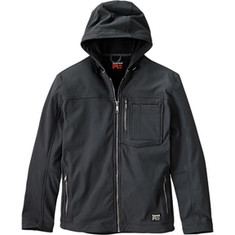 Timberland PRO - Power Zip Hooded Softshell Jacket (Men's) - Jet Black