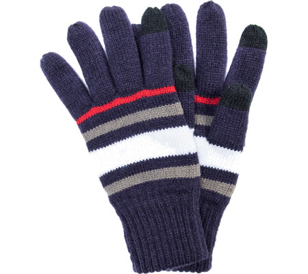Men's MUK LUKS Striped Texting Gloves