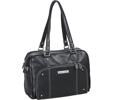 Women's Clark & Mayfield Morrison Leather Laptop Handbag 14.4
