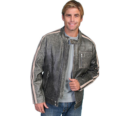 Men's Scully Sanded Calf Racing Jacket 992