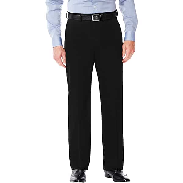 Haggar Men's Classic Fit Suit Separates Pants Black - Size: 42W x 29L