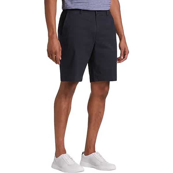 Joseph Abboud Men's Modern Fit Stretch Shorts Navy Blue - Size: 46W
