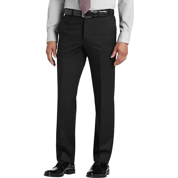 JOE Joseph Abboud Men's Black Modern Fit Suit Separate Pant - Size: 45