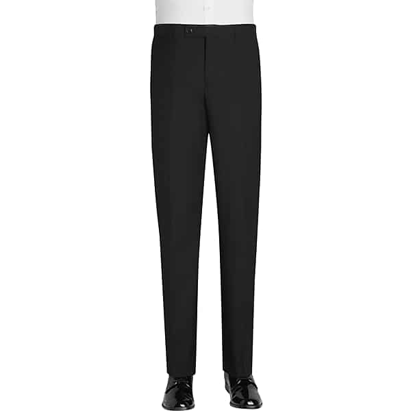 Paisley & Gray Men's Black Slim Fit Formal Dress Pants - Size: 46