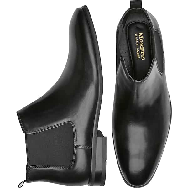 Moretti Men's Todd II Chelsea Dress Boots Black - Size: 11 D-Width