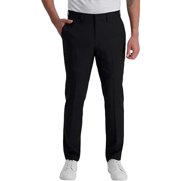 Haggar Men's Slim Fit Suit Separates Pants Black - Size: 29W x 30L