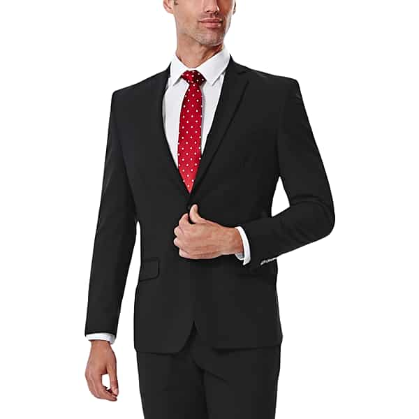 Haggar Men's Slim Fit Suit Separates Coat Black - Size: 42 Long