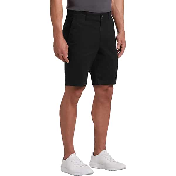 Joseph Abboud Men's Modern Fit Stretch Shorts Black - Size: 35W