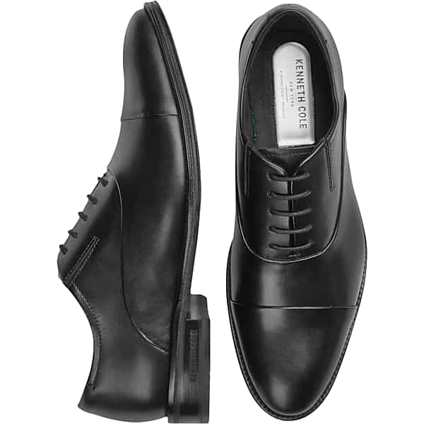 Kenneth Cole New York Men's Tully Cap Toe Oxfords Black - Size: 10.5 D-Width