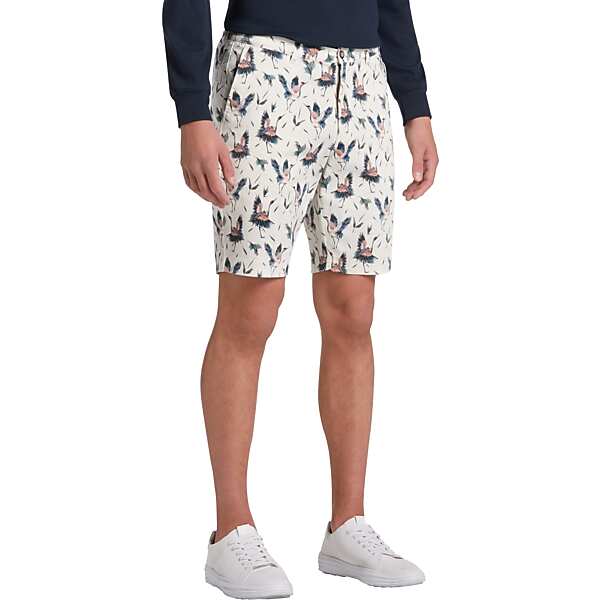 Paisley & Gray Men's Slim Fit Shorts Bird Print - Size: 30W