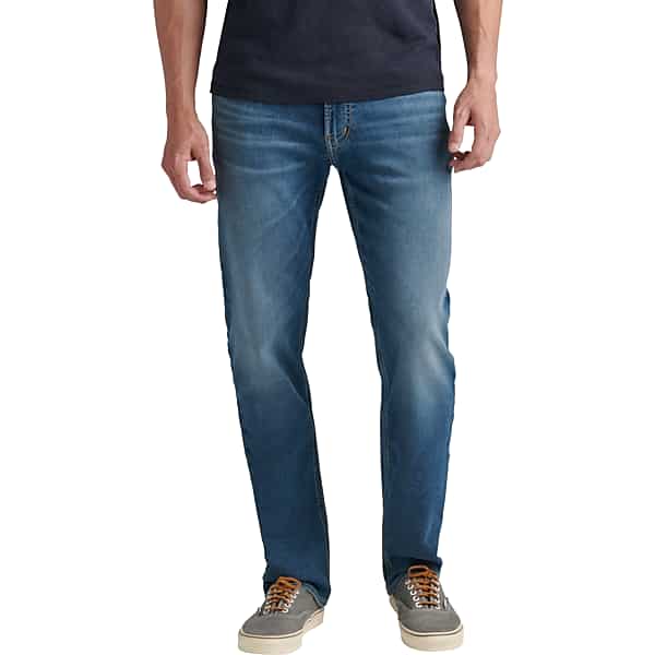 Silver Jeans Co. Men's Authentic by Athletic Fit Jeans Medium Blue Wash - Size: 36W x 32L