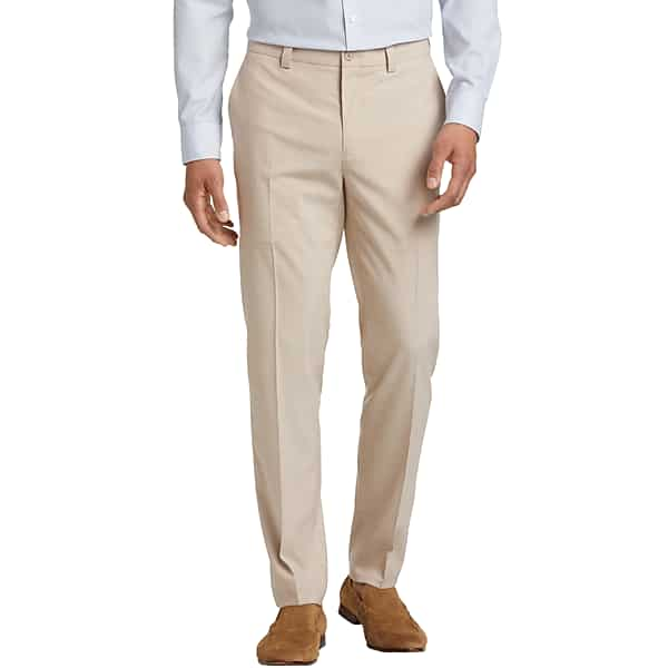 Michael Kors Men's Modern Fit Suit Separates Pants Tan - Size: 30W x 32L