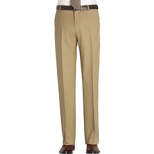 Awearness Kenneth Cole Men's Tan Modern Fit Pants - Size: 35W