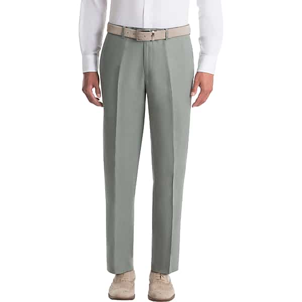 Lauren By Ralph Lauren Men's Classic Fit Linen Suit Separates Pants Sage - Size: 32W x 30L