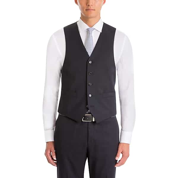 Lauren By Ralph Lauren Classic Fit Men's Suit Separates Vest Navy - Size: Large