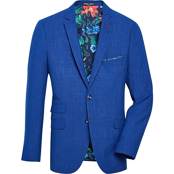 Paisley & Gray Men's Slim Fit Suit Separates Coat Royal Blue - Size: 36 Regular