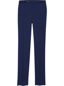 Tommy Hilfiger Modern Fit Suit Separates Slacks Blue Plaid