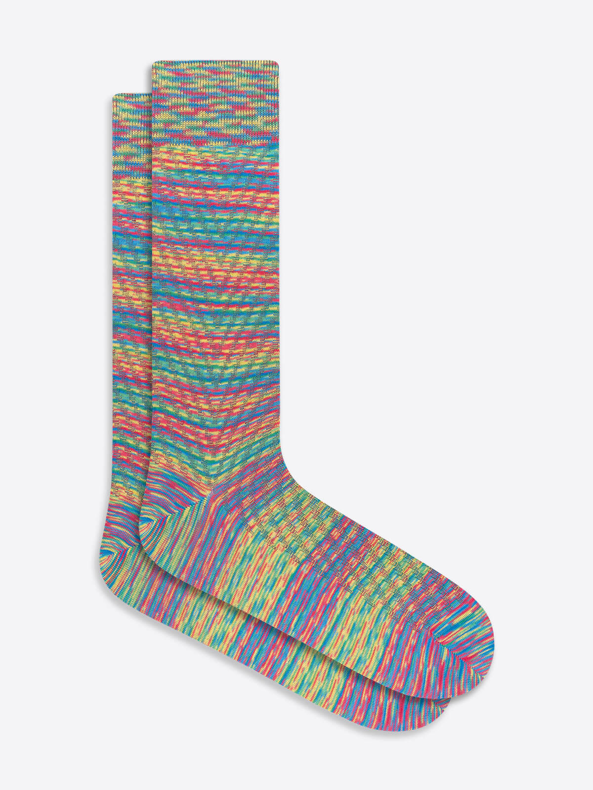 Multi Melange Mid-Calf Socks