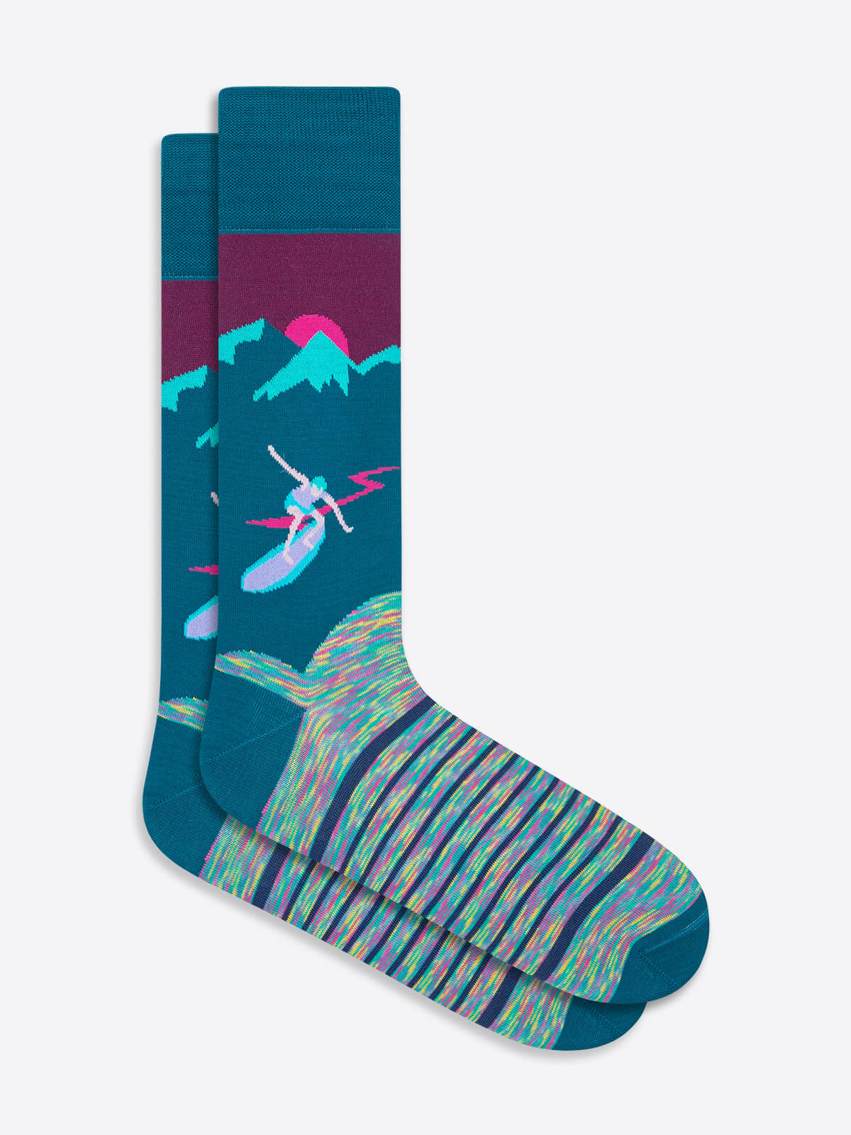 Surfer Mid-Calf Socks