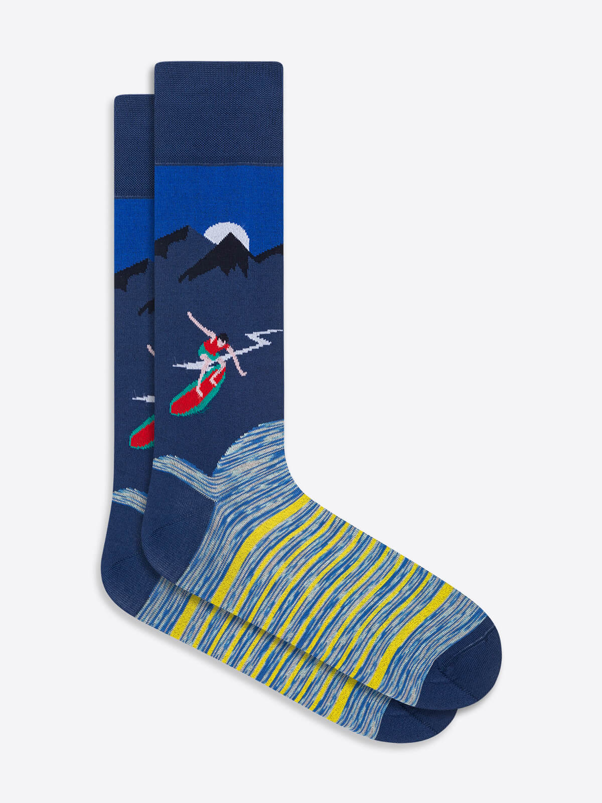 Surfer Mid-Calf Socks