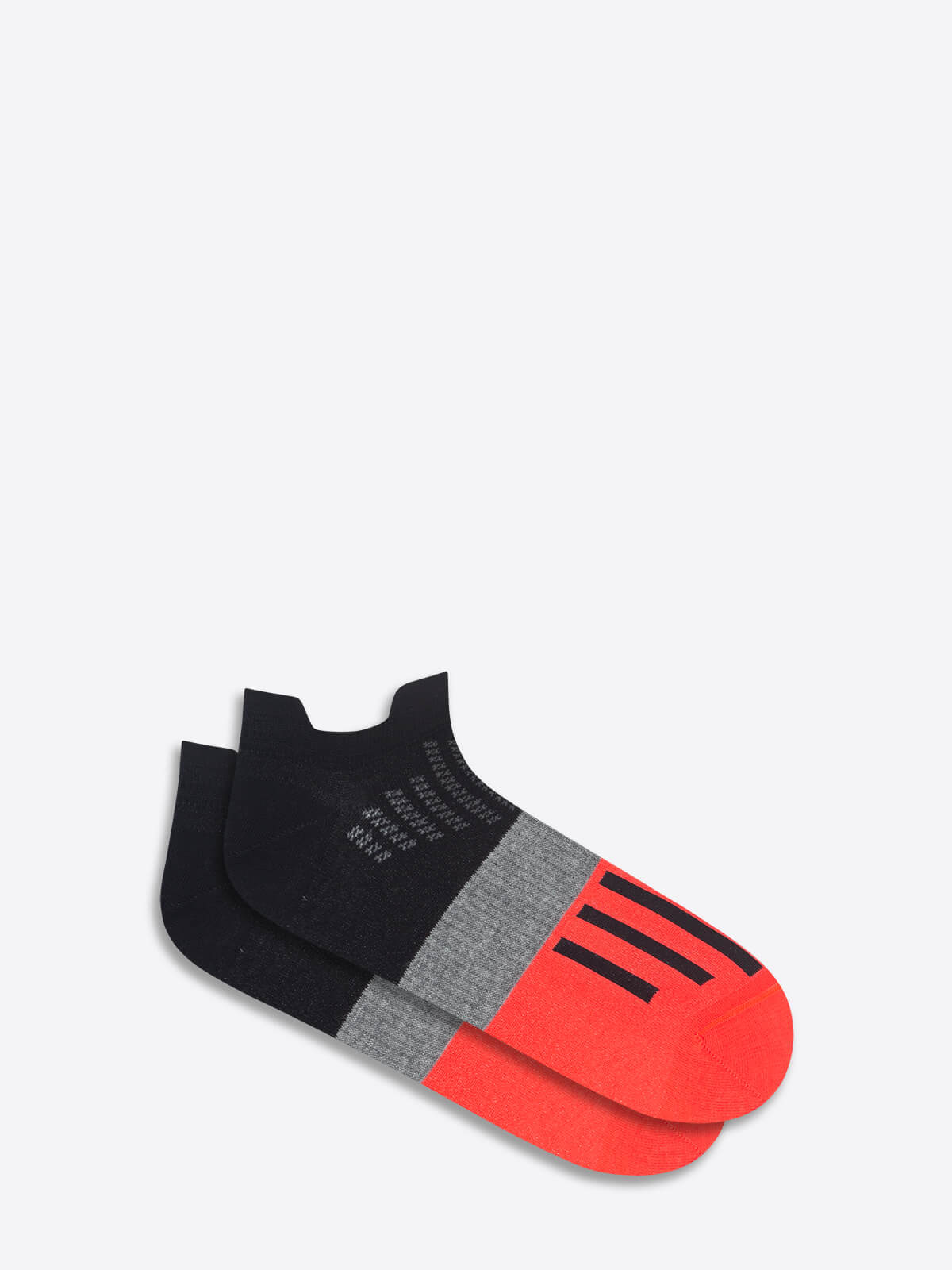 Color Block Neon Athletic Socks