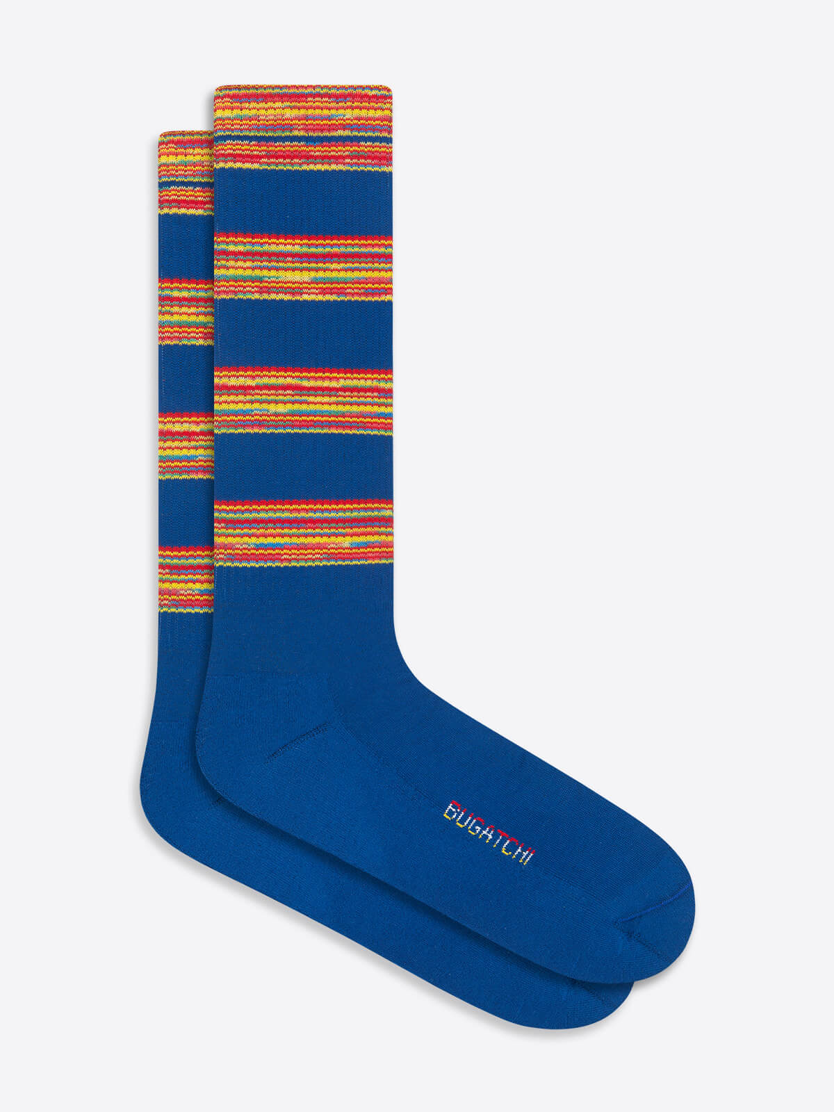 Block Striped Athletic Socks